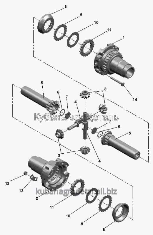 Запчасти для сельхозтехники МТЗ-80 (2009) Дифференциал