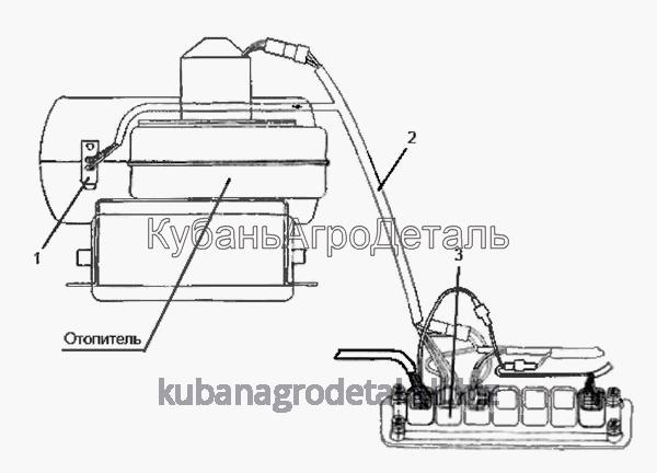 Запчасти для сельхозтехники МТЗ-80 (2009) Электрооборудование отопителя