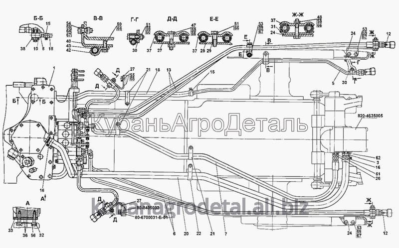 Запчасти для сельхозтехники МТЗ-80 (2009) Гидросистема