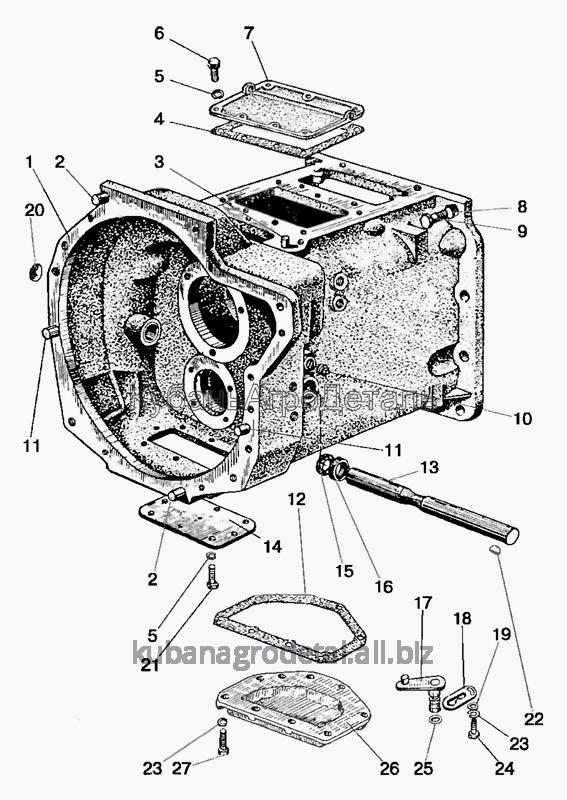 Запчасти для сельхозтехники МТЗ-80 (2009) Корпус сцепления