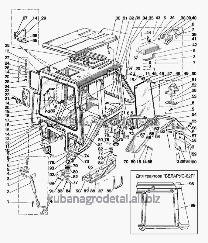 Запчасти для сельхозтехники МТЗ-80 (2009) Кабина трактора. Крылья задние