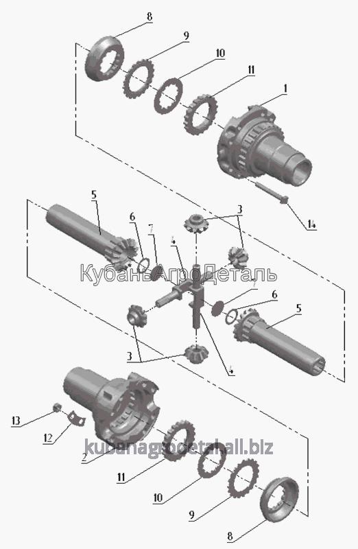 Запчасти для сельхозтехники МТЗ-920.4/952.4 Дифференциал