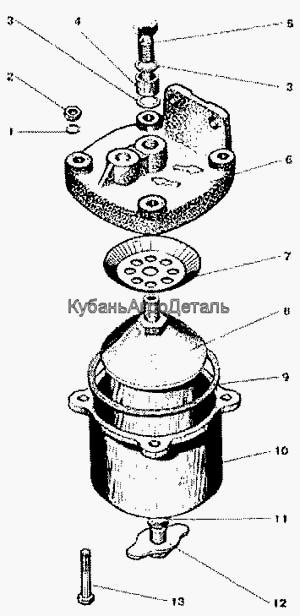 Запчасти для сельхозтехники МТЗ-900 Фильтр топливный грубой очистки