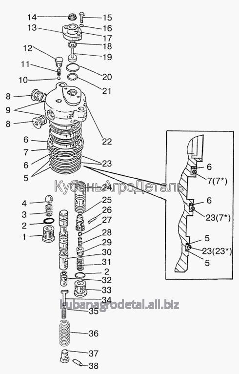 Запчасти для сельхозтехники МТЗ-923 Распределитель гидроподъемника