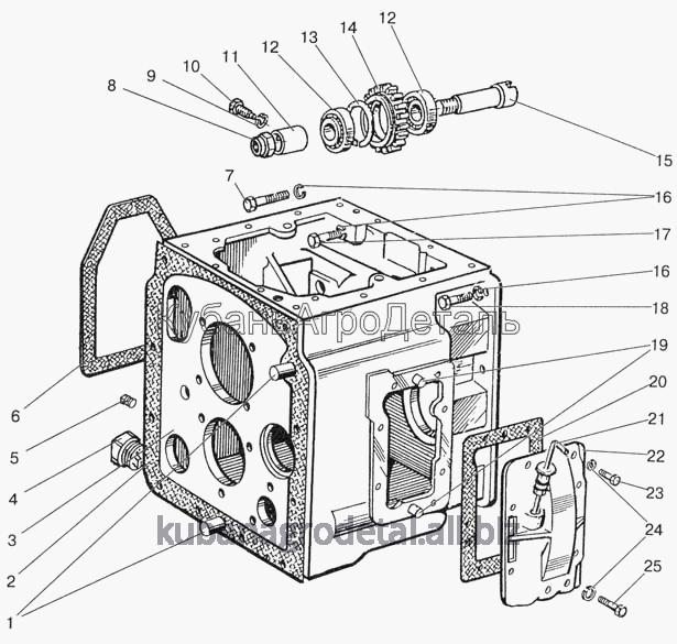 Запчасти для сельхозтехники МТЗ-923 Коробка передач. Привод ПВМ