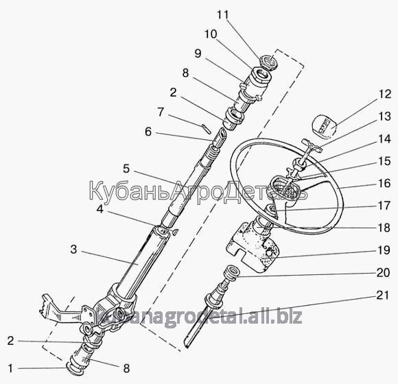 Запчасти для сельхозтехники МТЗ-923 Колонка рулевая
