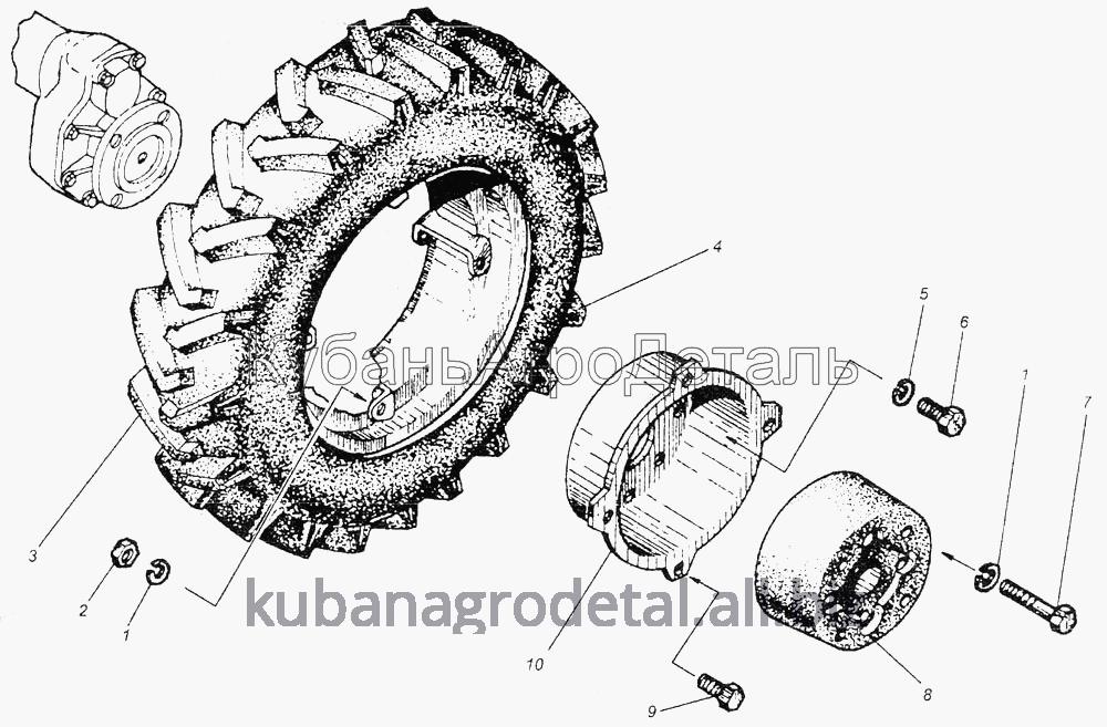 Запчасти для сельхозтехники МТЗ-082 Колесо 05-3101