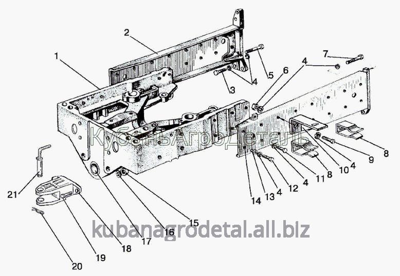 Запчасти для сельхозтехники МТЗ-1021.3 Полурама