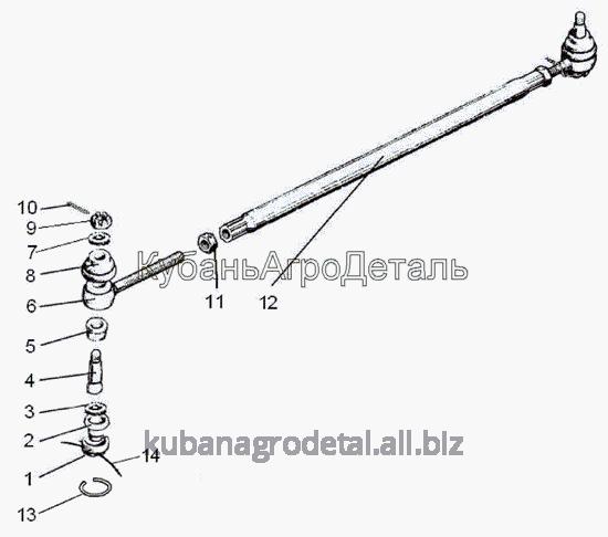 Запчасти для сельхозтехники МТЗ-1021.3 Тяги рулевые