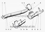 Запчасти для сельхозтехники МТЗ-1021.3 Ограждение карданного вала