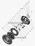 Запчасти для сельхозтехники МТЗ-1021.3 Установка сцепления