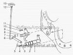 Запчасти для сельхозтехники МТЗ-1222/1523 Механизм переключения BOM (независимый/синхронный)