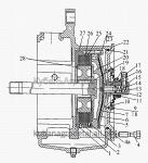 Запчасти для сельхозтехники МТЗ-1222/1523 Механизм блокировки дифференциала (в комплектации с «мокрыми» тормозами)