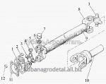 Запчасти для сельхозтехники МТЗ-1222/1523 Привод карданный