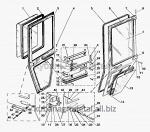 Запчасти для сельхозтехники МТЗ-80 (2009) Двери кабины