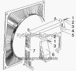Запчасти для сельхозтехники МТЗ-80 (2009) Ограждение вентилятора (по заказу)
