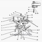 Запчасти для сельхозтехники МТЗ-920.4/952.4 Механизм управления синхронизированной КП. Корпус вилок.