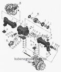 Запчасти для сельхозтехники МТЗ-920.4/952.4 Передний ведущий мост 822-2300020