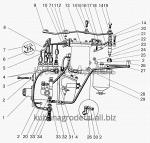 Запчасти для сельхозтехники МТЗ-822 Топливные трубопроводы. Установка топливной аппаратуры