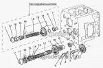 Запчасти для сельхозтехники МТЗ-920.4/952.4 Вал 1 -ой передачи и передачи заднего хода