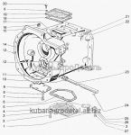 Запчасти для сельхозтехники МТЗ-923 Корпус сцепления