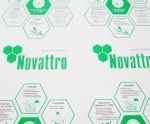 "Сотовый поликарбонат "Novattro" толщина 4 мм цвет белый"