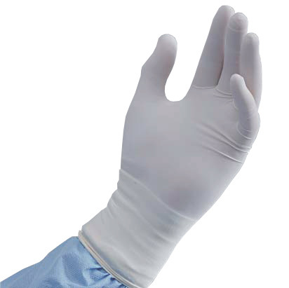 Хирургические перчатки латексные, опудренные и неопудренные