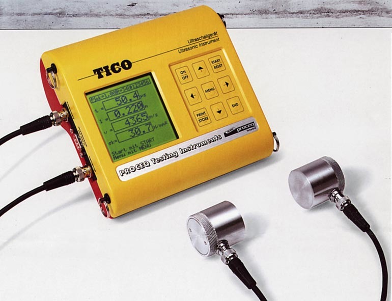 TICO - ультразвуковой прибор для неразрушающего контроля бетона