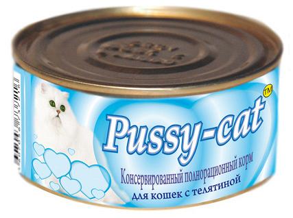 Корм для котят и кошек Pussy-Cat 