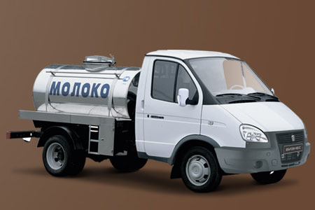 Автоцистерна для перевозки молока на базе ГАЗ-3302