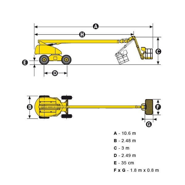 Подъёмник H 23 TPX