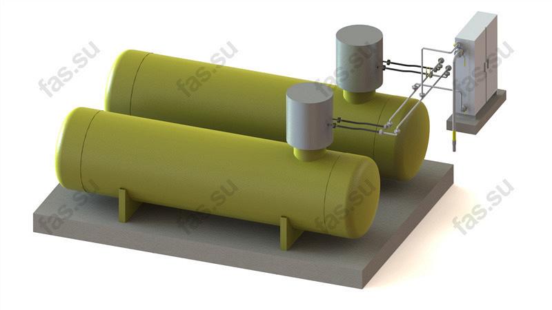 Станции автономного газоснабжения - САГСАГ 25