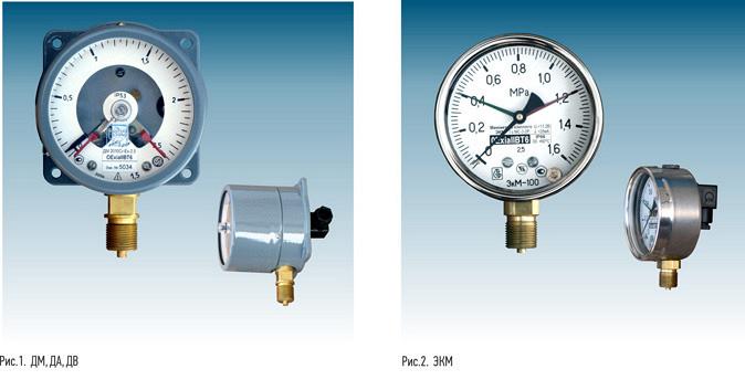 Электроконтактные манометры ДМ, ЭКМ