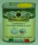 Масло оливковое экстра вирджин с чесноком, 150мл, жесть