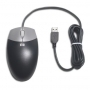 Мышь hp Optical Mouse  Black&Silver USB 3btn+Roll