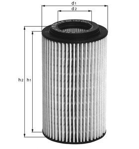 Фильтр масляный KNECHT OX153D3 MB 413/515