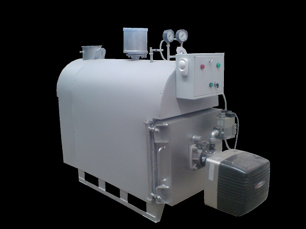 Паровой газовый котел производительностью до 300 кг/час низкого давления
