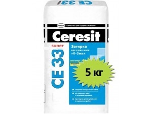 Затирка для узких швов Ceresit СЕ 33 Super