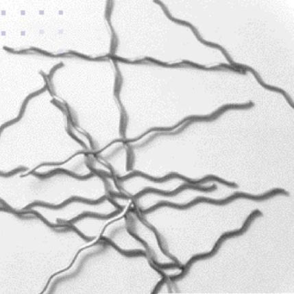 Фибра стальная волновая