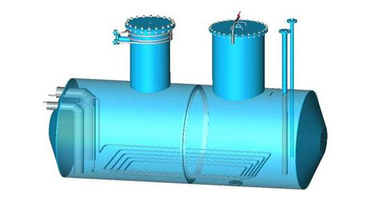 Емкость ЕП без подогревателя, с колодцем, Емкости для хранения топлива