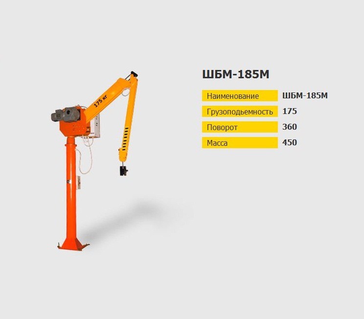 Манипуляторы загрузки-разгрузки шарнирно-балансирные ШБМ-185М