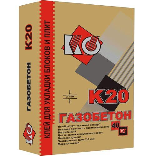 Клей К20 Газобетон