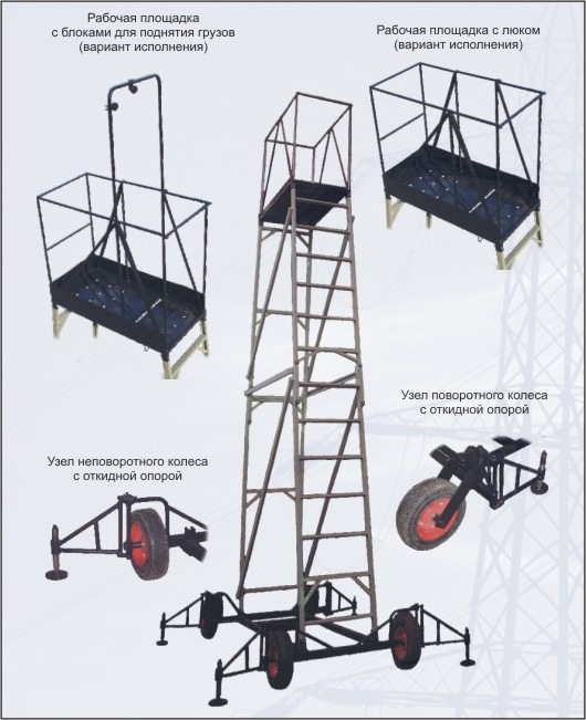 Вышка с перемещаемым рабочим местом ВПРМ