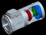 Асинхронные электродвигатели с электромагнитным тормозом, датчиком скорости/положения и независимой вентиляцией (АДЧР ТДВ)