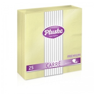 Двуслойные салфетки, 25 листов Premium Carre
