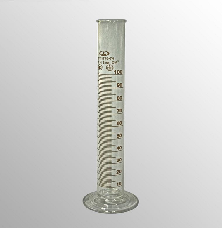 Мерный стеклянный цилиндр 100 см3
