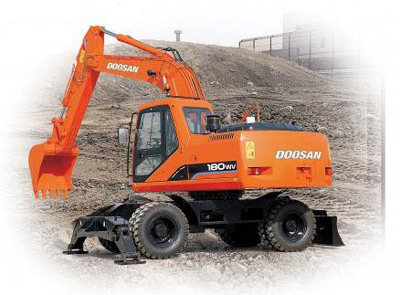 колесный экскаватор Doosan S180W-V