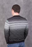 Мужской пуловер с орнаментом, M0004