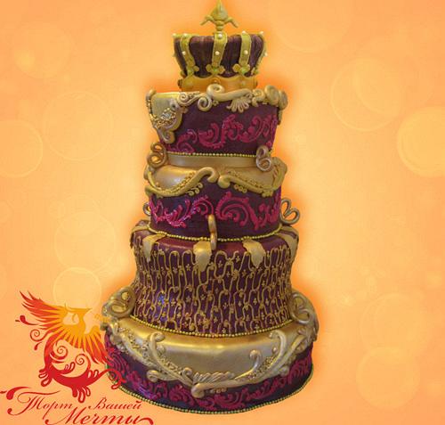 Свадебный торт Восточная сказка