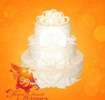 Свадебный торт Бантики